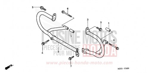 ENGINE GUARD GL1500C1 de 2001